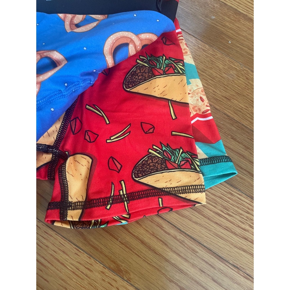 Wonder Nation Boys 4 Pack Boxer Briefs Snack Pack Prints Size S 6-7 New - Picture 4 of 7